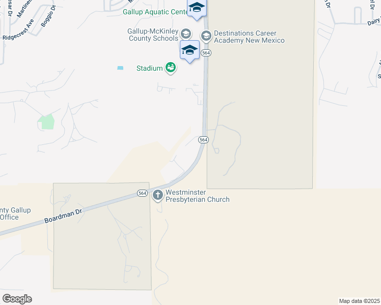 map of restaurants, bars, coffee shops, grocery stores, and more near 900 Boardman Drive in Gallup