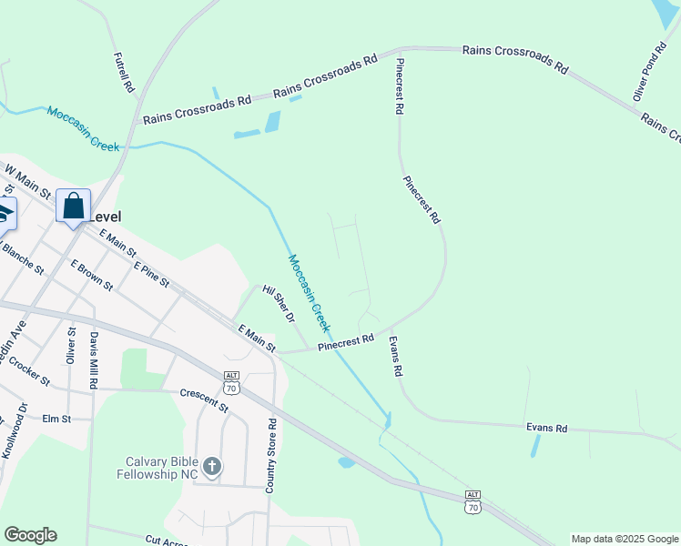 map of restaurants, bars, coffee shops, grocery stores, and more near 162 Digging Time Avenue in Princeton