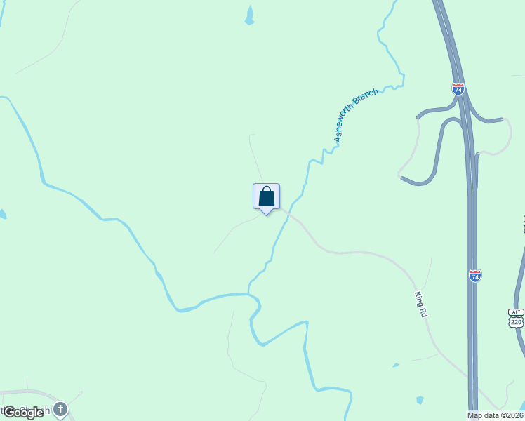 map of restaurants, bars, coffee shops, grocery stores, and more near 102 Ashworth Drive in Seagrove