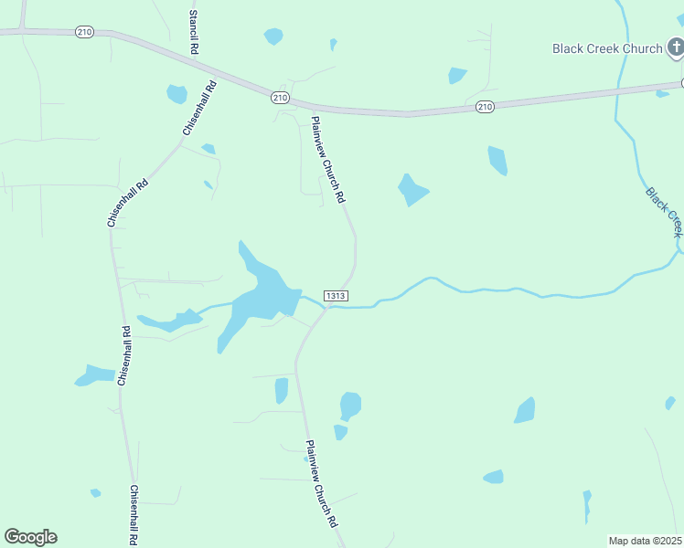 map of restaurants, bars, coffee shops, grocery stores, and more near 3541 Plainview Church Road in Angier