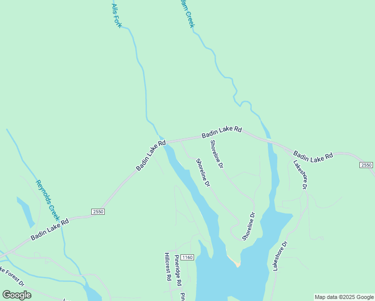 map of restaurants, bars, coffee shops, grocery stores, and more near 161 Shoreline Drive in New London