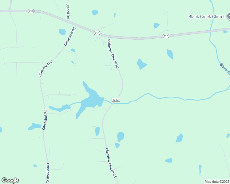 map of restaurants, bars, coffee shops, grocery stores, and more near 3541 Plainview Church Road in Angier