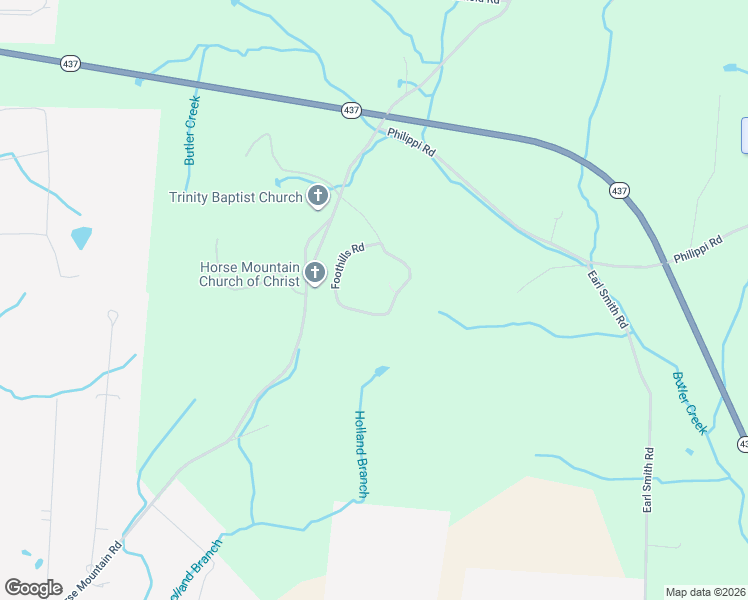 map of restaurants, bars, coffee shops, grocery stores, and more near 800 Foothills Road in Shelbyville