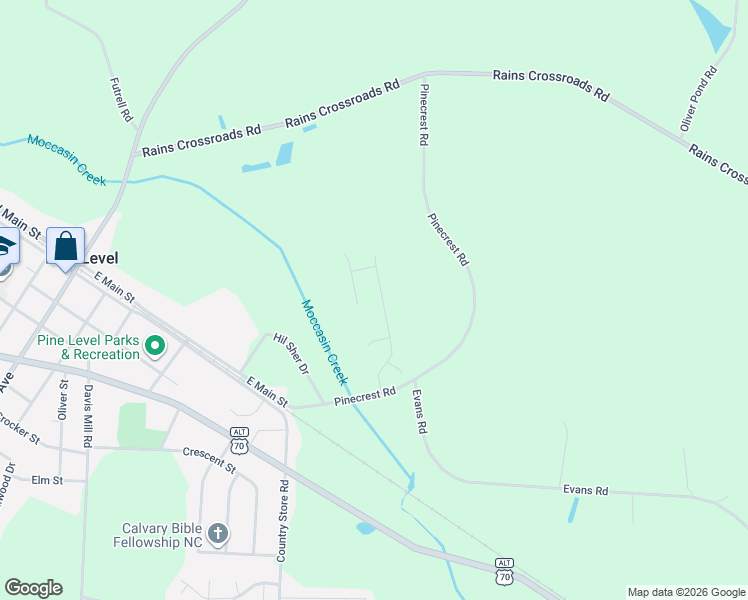map of restaurants, bars, coffee shops, grocery stores, and more near 220 Pinecrest Road in Princeton
