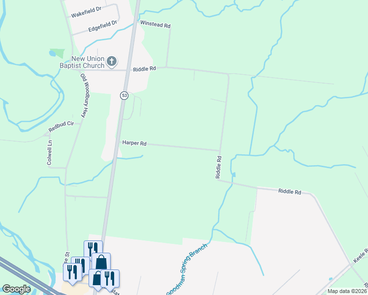 map of restaurants, bars, coffee shops, grocery stores, and more near 276 Harper Road in Manchester