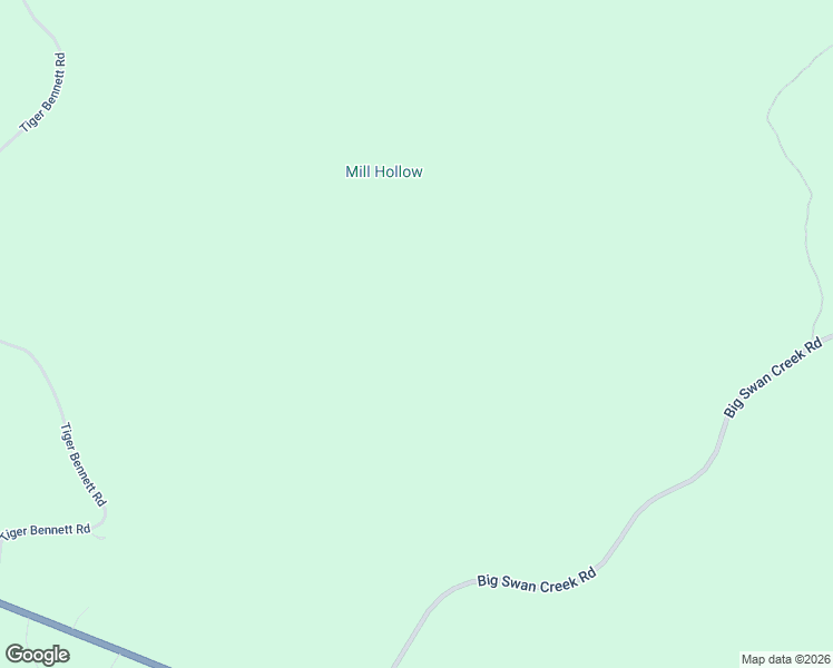 map of restaurants, bars, coffee shops, grocery stores, and more near 1420 Big Swan Creek Rd in Summertown