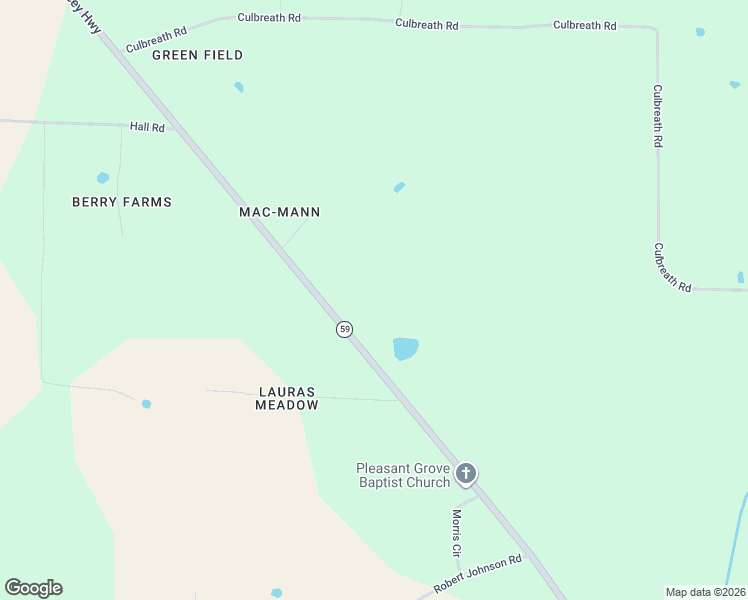 map of restaurants, bars, coffee shops, grocery stores, and more near 4100 Tennessee 59 in Covington