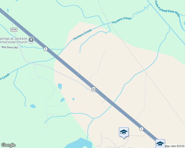 map of restaurants, bars, coffee shops, grocery stores, and more near 3551 U.S. 45 in Pinson