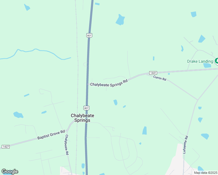 map of restaurants, bars, coffee shops, grocery stores, and more near 4111 Chalybeate Springs Road in Fuquay-Varina