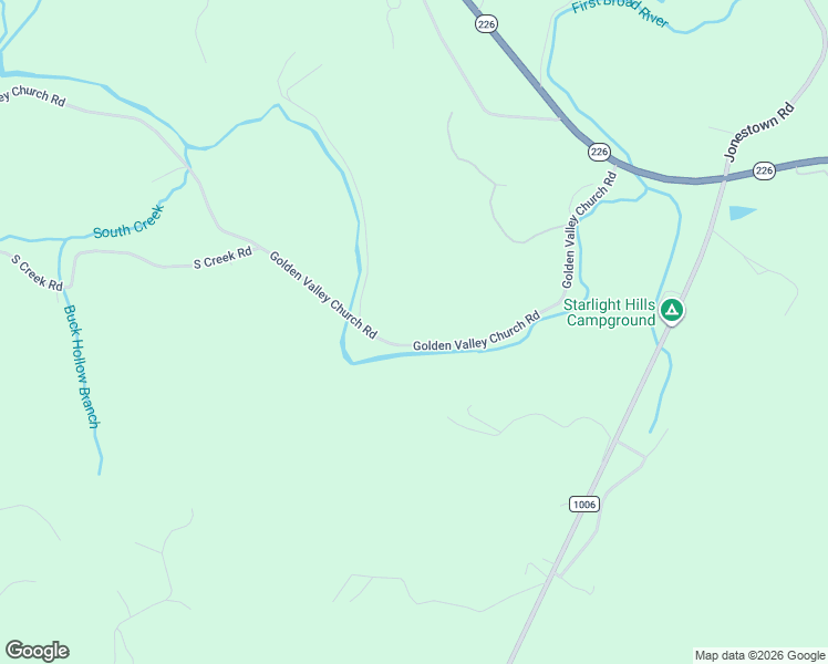 map of restaurants, bars, coffee shops, grocery stores, and more near 468 Golden Valley Church Road in Bostic