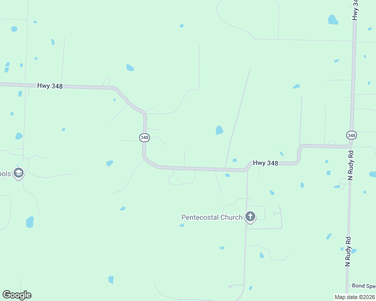 map of restaurants, bars, coffee shops, grocery stores, and more near 2223 Arkansas 348 in Rudy