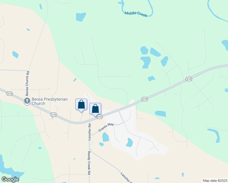 map of restaurants, bars, coffee shops, grocery stores, and more near 133 Sheffield Drive in Four Oaks