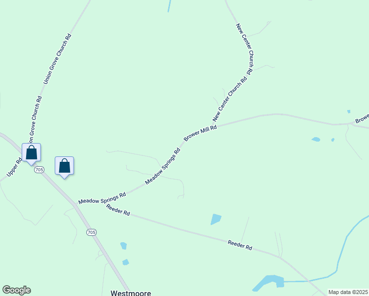 map of restaurants, bars, coffee shops, grocery stores, and more near 259 Meadow Springs Road in Seagrove