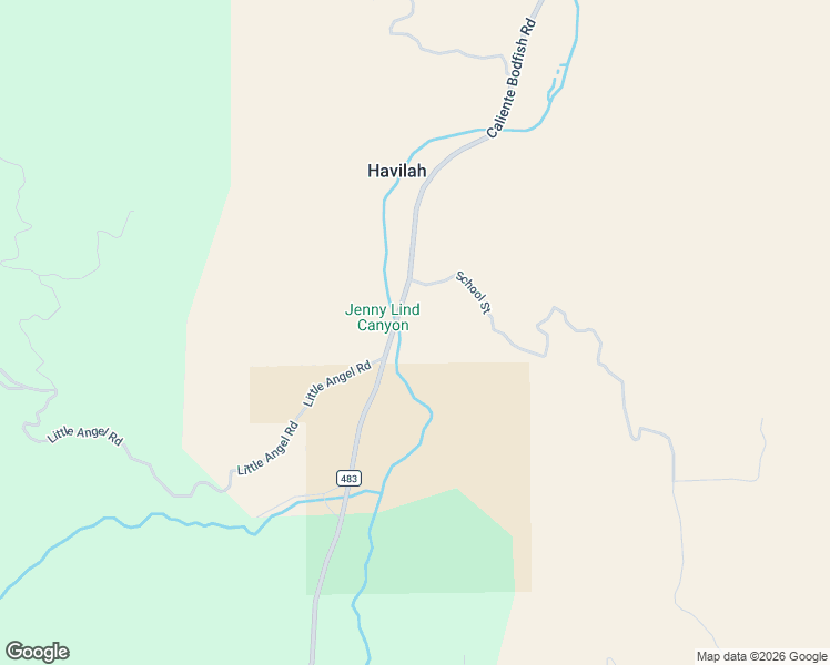 map of restaurants, bars, coffee shops, grocery stores, and more near 7221 Caliente Bodfish Road in Havilah