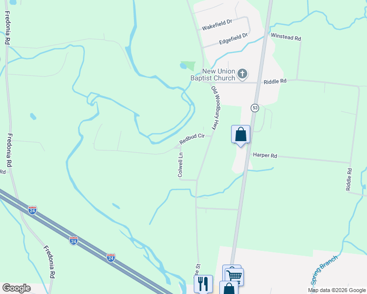 map of restaurants, bars, coffee shops, grocery stores, and more near 111 Redbud Circle in Manchester