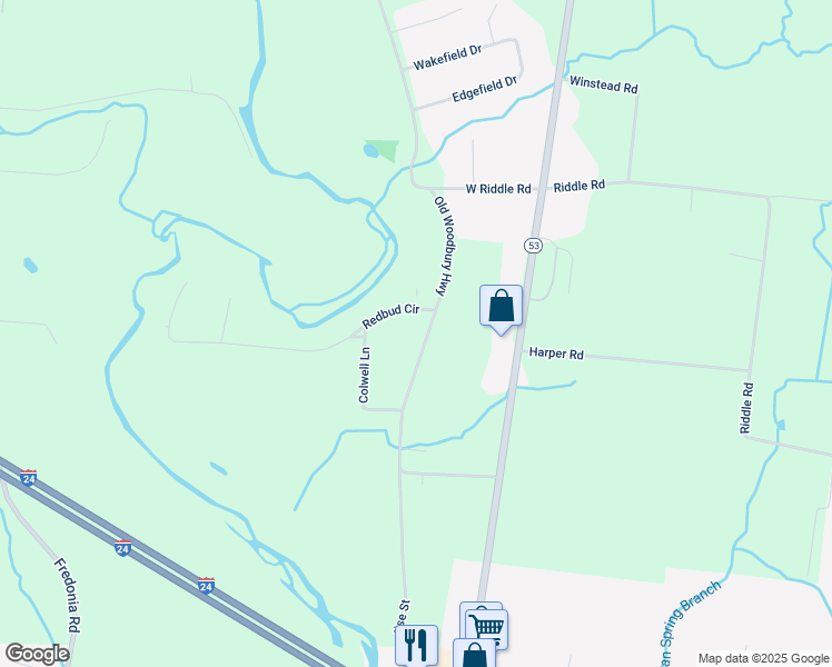 map of restaurants, bars, coffee shops, grocery stores, and more near 511 Old Woodbury Highway in Manchester
