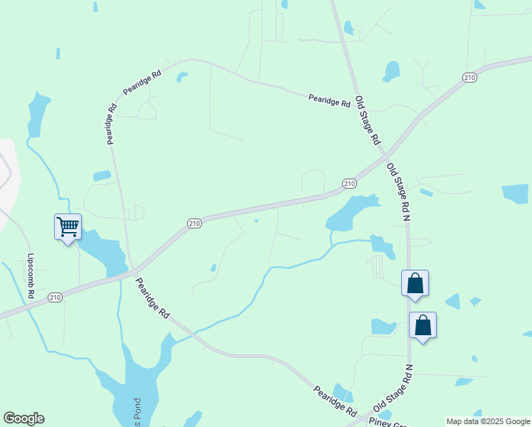 map of restaurants, bars, coffee shops, grocery stores, and more near 11564 Nc 210 North in Angier