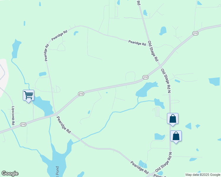 map of restaurants, bars, coffee shops, grocery stores, and more near 11564 Nc 210 North in Angier