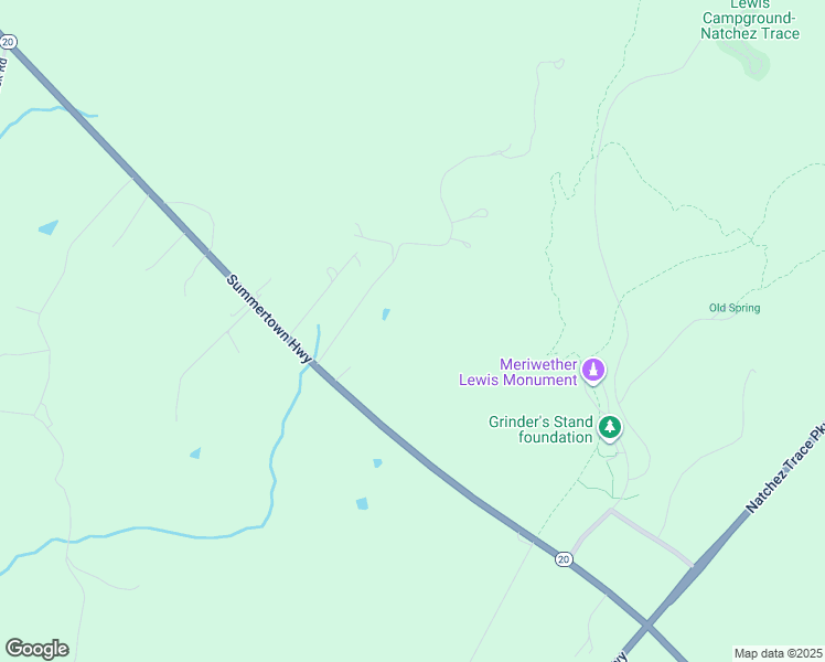 map of restaurants, bars, coffee shops, grocery stores, and more near 2217 Summertown Highway in Hohenwald