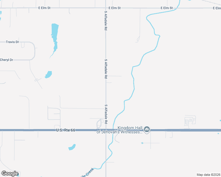 map of restaurants, bars, coffee shops, grocery stores, and more near 2316 South Alfadale Road in El Reno