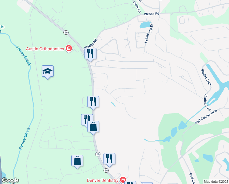 map of restaurants, bars, coffee shops, grocery stores, and more near 4468 Dover Court in Denver
