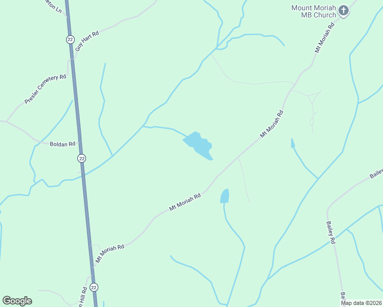 map of restaurants, bars, coffee shops, grocery stores, and more near 1468 Mount Moriah Road in Reagan