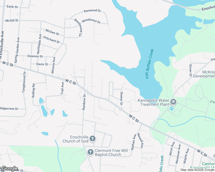 map of restaurants, bars, coffee shops, grocery stores, and more near 117 Hilton Avenue in Kannapolis