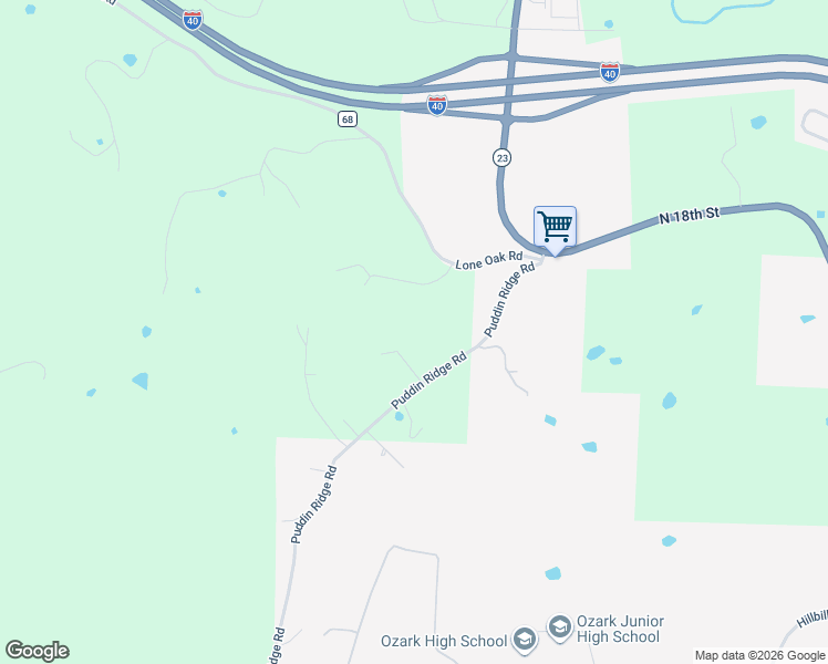 map of restaurants, bars, coffee shops, grocery stores, and more near in Ozark