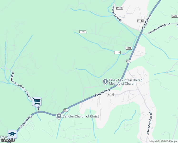 map of restaurants, bars, coffee shops, grocery stores, and more near 99999 Parler Woods Hollow in Candler