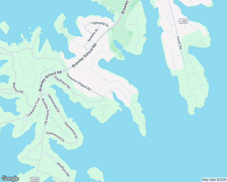 map of restaurants, bars, coffee shops, grocery stores, and more near 252 Greyfriars Road in Mooresville