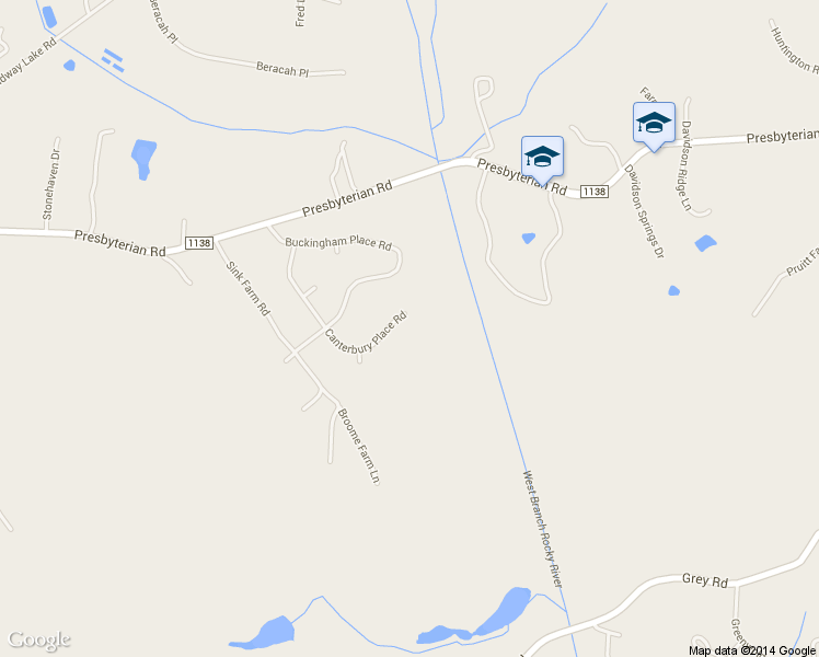 map of restaurants, bars, coffee shops, grocery stores, and more near 206 Canterbury Place Road in Mooresville