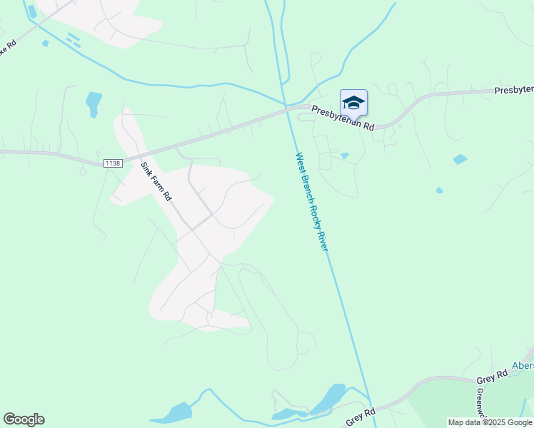 map of restaurants, bars, coffee shops, grocery stores, and more near 206 Canterbury Place Road in Mooresville