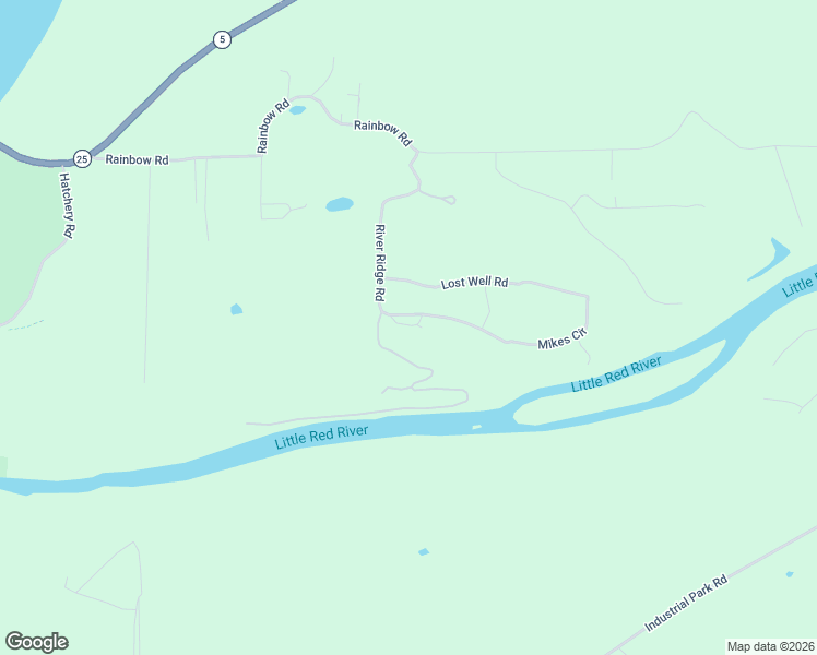 map of restaurants, bars, coffee shops, grocery stores, and more near 270 River Ridge Road in Heber Springs