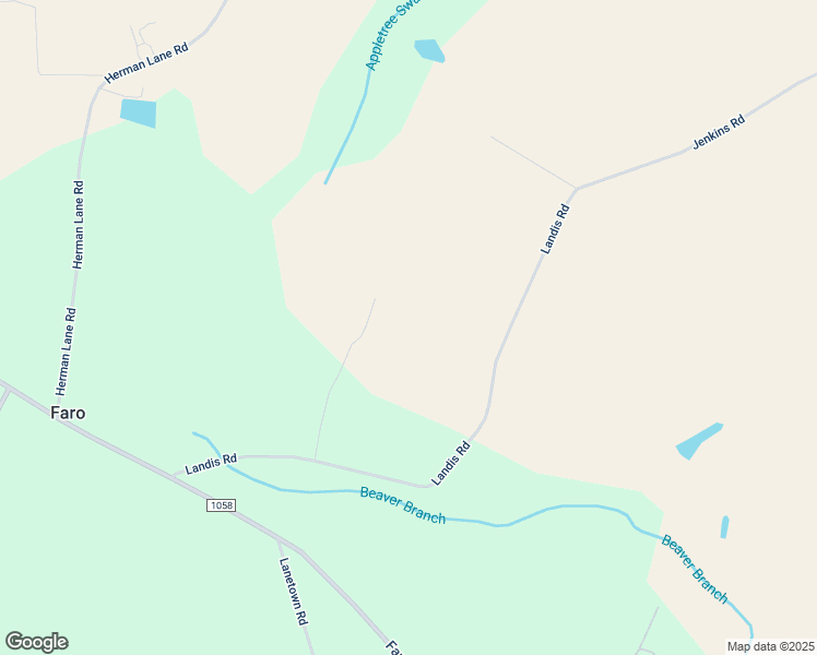 map of restaurants, bars, coffee shops, grocery stores, and more near Landis Road in Wayne County