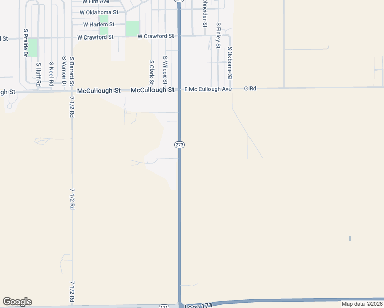 map of restaurants, bars, coffee shops, grocery stores, and more near 1419 South Barnes Street in Pampa