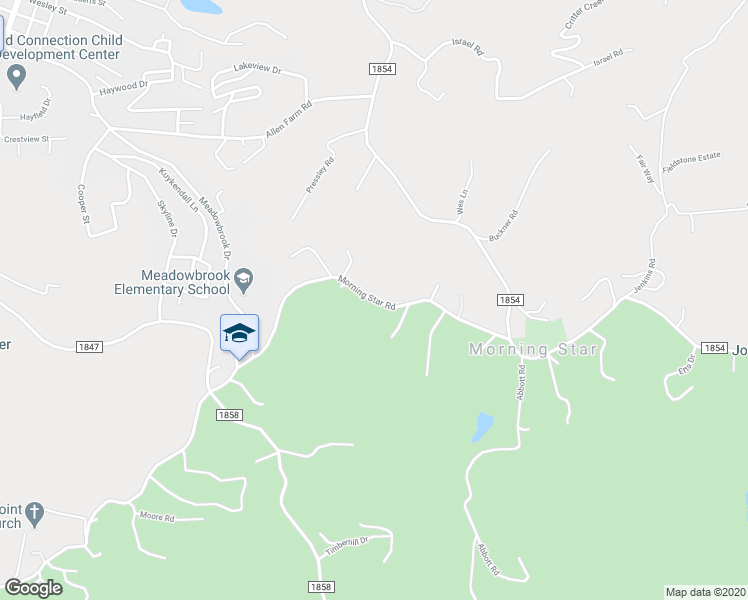 map of restaurants, bars, coffee shops, grocery stores, and more near 629 Morning Star Road in Canton