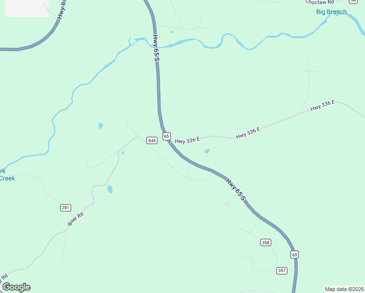 map of restaurants, bars, coffee shops, grocery stores, and more near 172 Ar 336 Highway East in Clinton