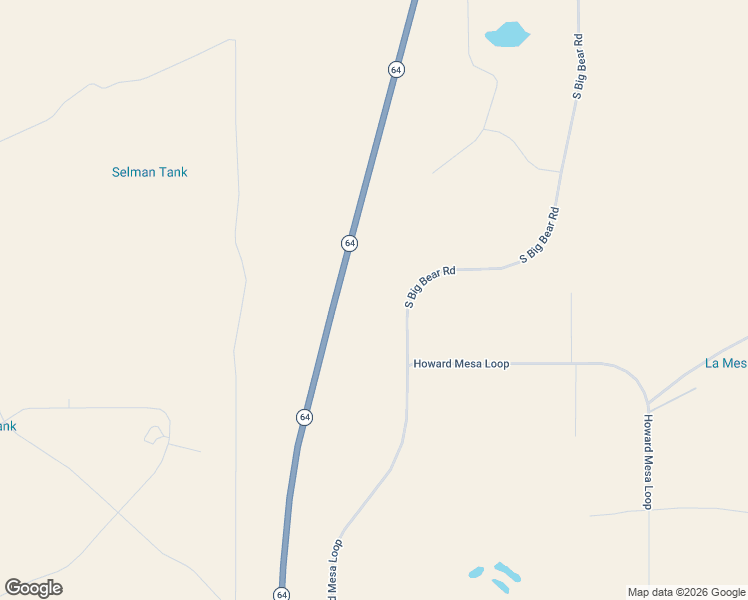 map of restaurants, bars, coffee shops, grocery stores, and more near 10338 South Big Bear Road in Williams