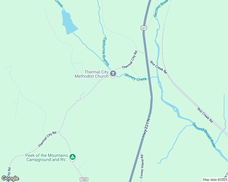 map of restaurants, bars, coffee shops, grocery stores, and more near 146 Thermal City Road in Union Mills