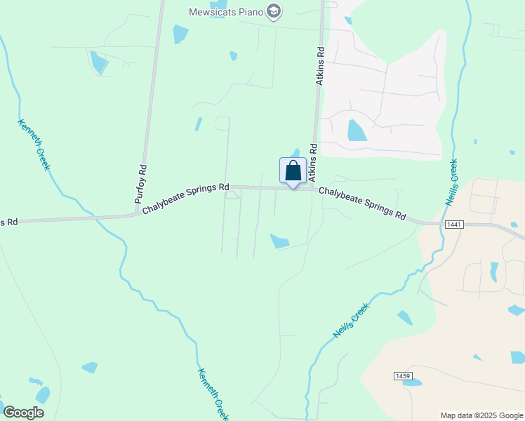map of restaurants, bars, coffee shops, grocery stores, and more near 83 Benny Lane in Fuquay-Varina