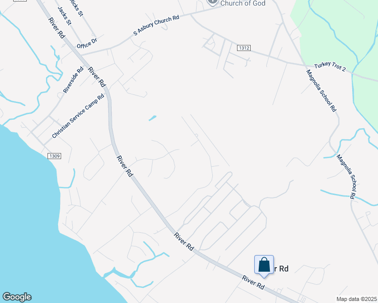 map of restaurants, bars, coffee shops, grocery stores, and more near 58 Buccaneer Circle in Washington