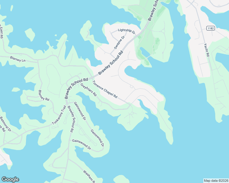 map of restaurants, bars, coffee shops, grocery stores, and more near 155 Torrence Chapel Road in Mooresville
