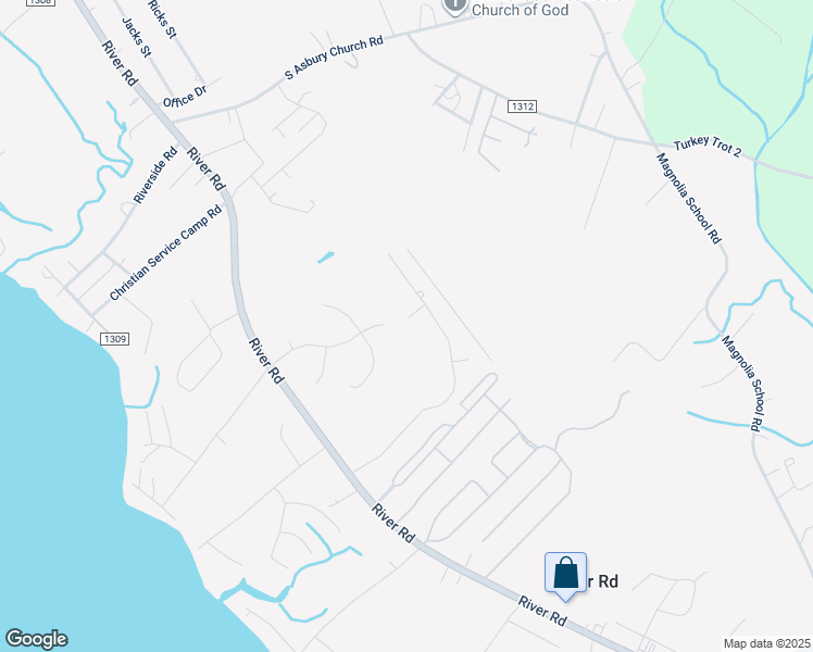 map of restaurants, bars, coffee shops, grocery stores, and more near 58 Buccaneer Circle in Washington