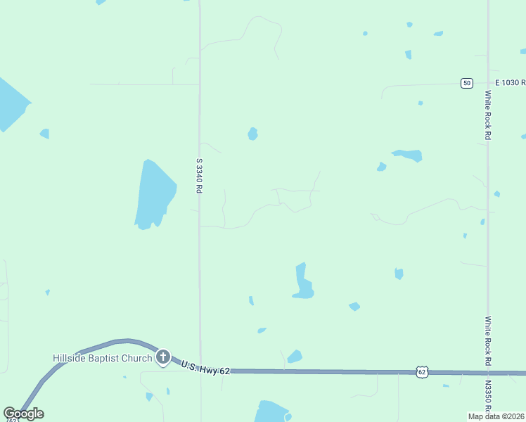 map of restaurants, bars, coffee shops, grocery stores, and more near 5011 North Fowler Road in Harrah
