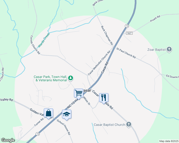 203 Casar Methodist Church Road, Casar NC Walk Score