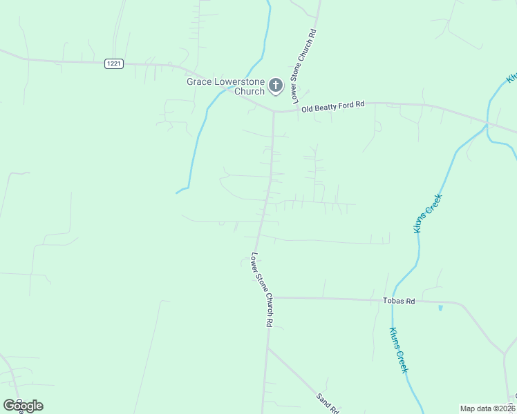 map of restaurants, bars, coffee shops, grocery stores, and more near 2560 Lower Stone Church Road in Rockwell