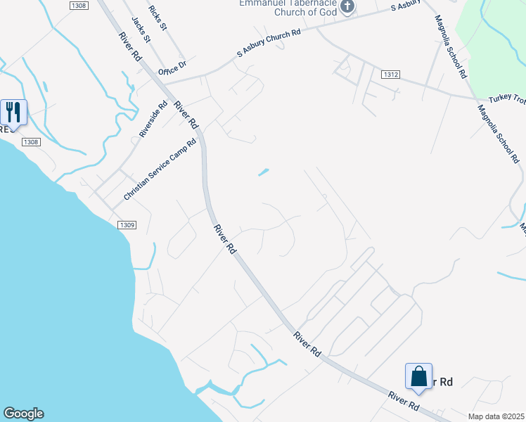 map of restaurants, bars, coffee shops, grocery stores, and more near 111 Lancaster Lane in Washington