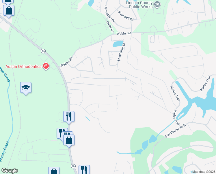 map of restaurants, bars, coffee shops, grocery stores, and more near 7610 Sarah Drive in Denver