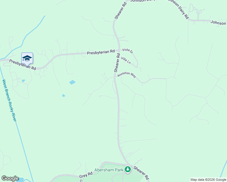map of restaurants, bars, coffee shops, grocery stores, and more near 106 Easter Lane in Davidson