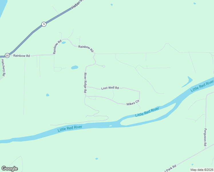 map of restaurants, bars, coffee shops, grocery stores, and more near 89 Lost Well Road in Heber Springs